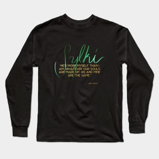 Green & Gold Soulmates Long Sleeve T-Shirt